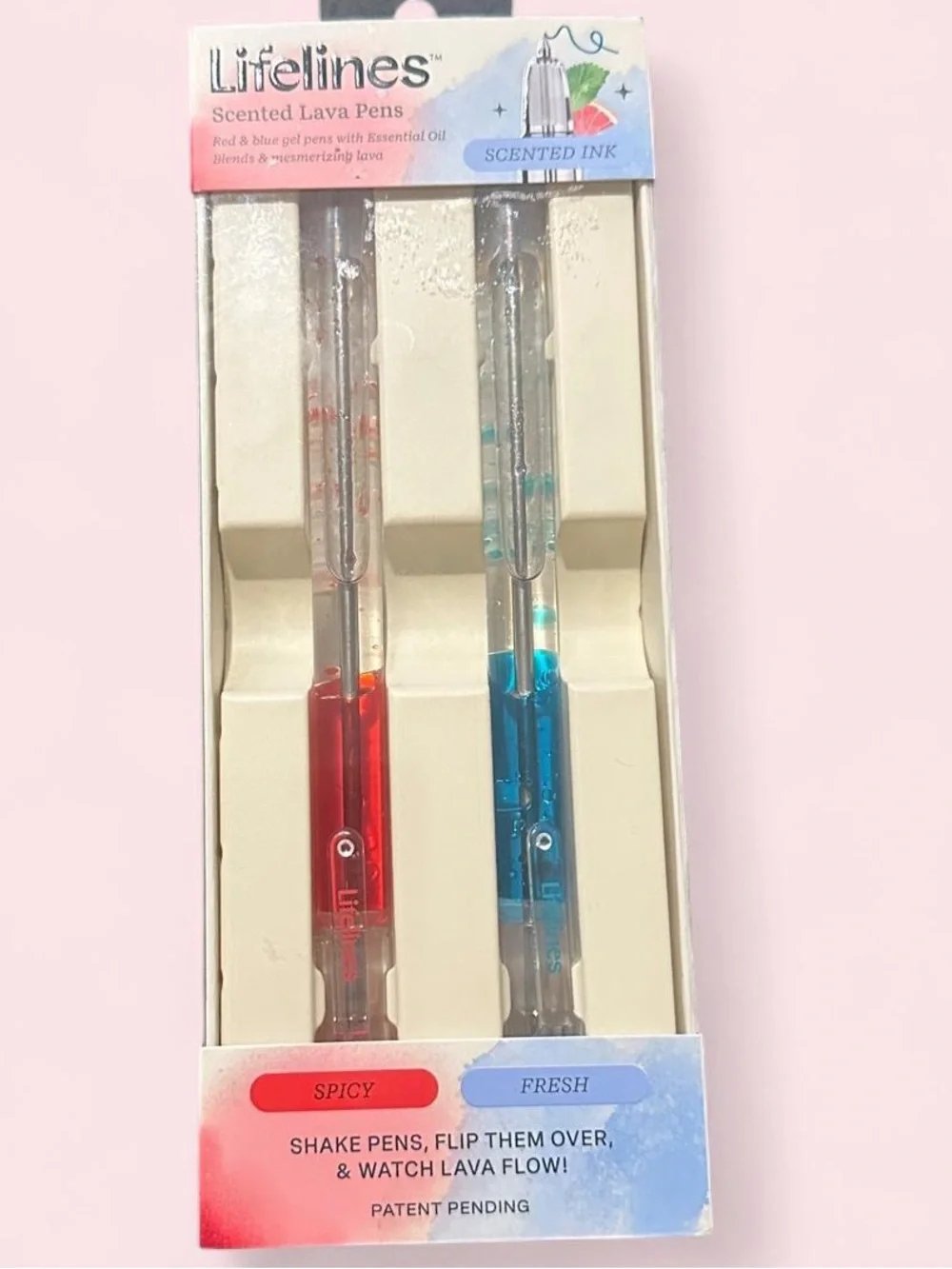 Melissa & Doug Lifelines Scented Lava Gel Pens 2-Pack (*Spicy & *Fresh)